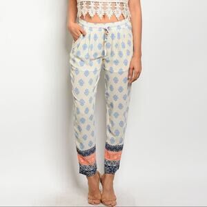 Drawstring Tribal Pants Trousers